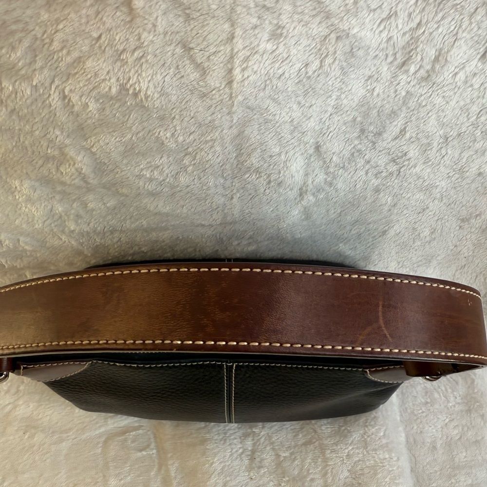 Dooney & Bourke Black and Brown Shoulder Bag - Picture 5 of 10